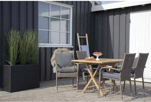 Nordic Experience Zahradní židle Rekki z umělého ratanu šedé barvy