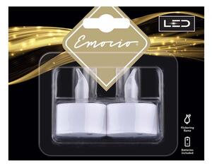 Emocio LED čajová svíčka 2 ks bez časovače