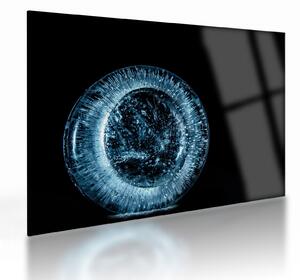 Skleněný obraz ledové kapky (70x50 cm)