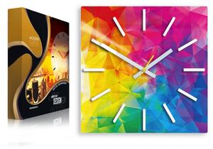 ModernClock Nástěnné hodiny Amazing barevné