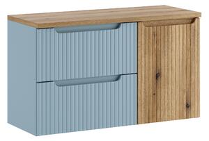 Comad Koupelnová skříňka pod deskové umyvadlo s košem na prádlo Nova Denim/Coast Evoke 100 denim/dub coast evoke