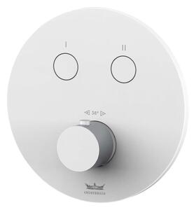 Kronenbach Smart Push vanová baterie pod omítku s termostatem bílá 19044002WM
