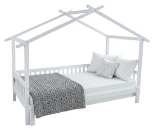Montessori dětská postel 90 x 200 cm s přistýlkou Katsav 1 (bílá) (s rošty)