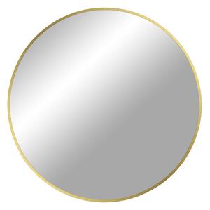 Nordic Experience Zlaté kulaté nástěnné zrcadlo Vardar 80 cm
