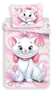 Povlečení Marie Cat Pink 03 140x200, 70x90 cm