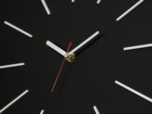 ModernClock Nástěnné hodiny Hypnotic černé