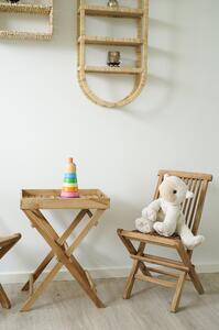 House Nordic Dětská jídelní židle z teakového dřeva, příroda (Přírodní)