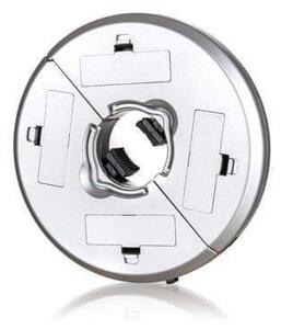 4Leaders Světlo ke slunečníku 3 intenzity svícení stříbrné 16×16×2,5 cm