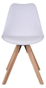 Jídelní židle Bella bílá/přírodní