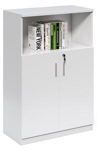 Kancelářská skříňka Houseland Prime Air 01 80 cm bílá