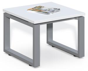 Konferenční stolek Houseland Prime Coffee 01 60 cm bílý