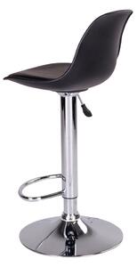 Barová židle Trisa černá/chrom