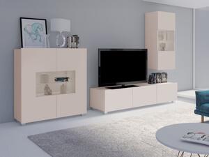 Obývací stěna Bralani VII, Barva: Kašmír, Osvětlení: bez osvětlení 5903211429323