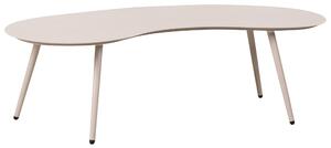 Zahradní konferenční stolek PARORI 65 cm 130 cm Kov Béžová