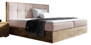 Manželská postel ISABELA, 160x200, dub lancelot/faro 14