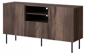 Široká komoda Ostani 150 2D1S, Barva: Ořech warmia 5903211348051