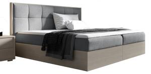 Manželská postel ISABELA 2, 160x200, nordic teak/faro 4