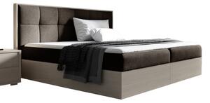 Manželská postel WOOD 8, 180x200, nordic teak/faro 5
