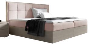 Manželská postel ISABELA 2, 180x200, nordic teak/faro 14