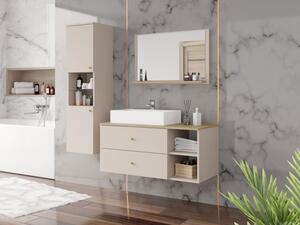 Koupelnový nábytek Kiegi II, Barva: pouštní písek + pouštní písek / dub cremona, Sifon k umyvadlu: ne, Umyvadlo: ne Mirjan24 5903211437748