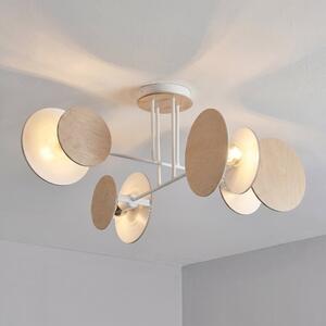 Stropní svítidlo ZITA 4 – bílé, 4× E27, šířka 86 cm