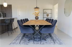 House Nordic Jídelní stůl 300cm Toulon (Jídelní stůl v barvě dub olejovaný se zvlněným okrajem\n300x100xh75cm)