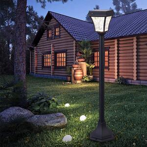 LED Solution Černá LED zahradní solární lampa 930mm 2W IP65 2894