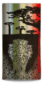 Plážová osuška Veba ZARA Africké léto lev III. Velikost: 75x150 cm