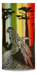 Plážová osuška Veba ZARA Africké léto papoušek III. Velikost: 75x150 cm