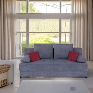 ROZKLÁDACÍ POHOVKA, textil, kompozitní dřevo, antracitová P & B - Rozkládací pohovky, Online Only