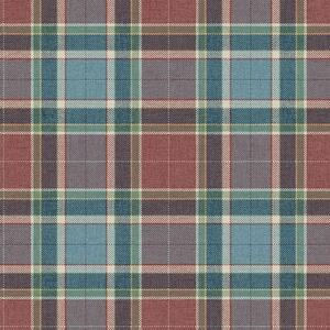 Tapeta Stirling, modrá, červená, CA10401, Carl Robinson Edition 24 The Highlands