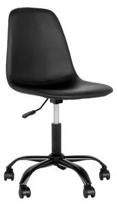 Nordic Experience Stavitelná černá kancelářská židle Star z umělé kůže