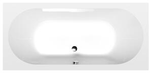 Aqualine Aqualine, JIZERA obdélníková vana 170x80x39cm, bílá, G1780