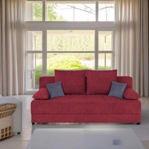 ROZKLÁDACÍ POHOVKA, textil, kompozitní dřevo, bobulová P & B - Rozkládací pohovky, Online Only