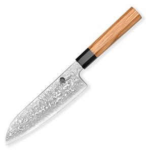 Nůž šéfkuchaře Santoku 7,5" Dellinger Buffalo Olive Octagon 185 mm