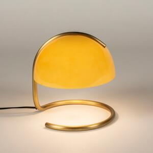 Stolní skleněná lampa Art Deco Yellow and Gold (LMD)