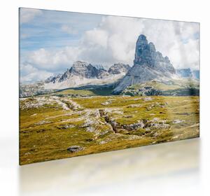 Skleněný obraz - Italské Dolomity (70x50 cm)