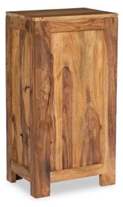 Masivní koupelnová skříňka pod umyvadlo Leeston z palisandru, lakovaná, hnědá – 42×30×80 cm