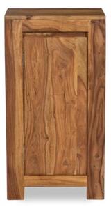Masivní koupelnová skříňka pod umyvadlo Leeston z palisandru, lakovaná, hnědá – 42×30×80 cm