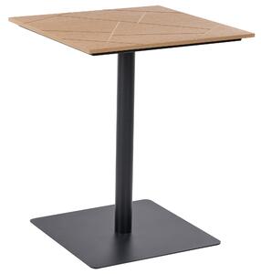 Bistro stolek STINTINO 60 cm 60 cm Kov Černá