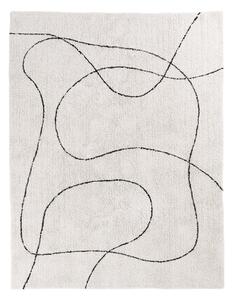 Bílý bavlněný koberec Tarma, 160x230 cm