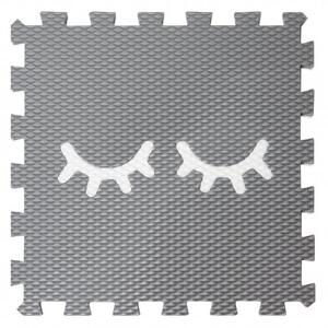 Vylen Pěnové podlahové puzzle Minideckfloor SPINKEJ Barevné varianty: Šedý s bílým spinkej 340 x 340 mm
