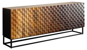 Komoda SHADES 3D 180 CM vícebarevná masiv mango Nábytek | Úložné prostory | Komody | Nízké