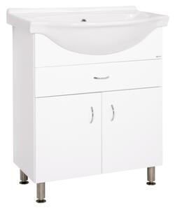 Koupelnová skříňka s umyvadlem Keramia Pro 70x56 cm bílá PRO70Z