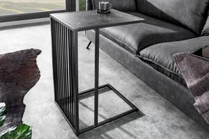 Černý odkládací stolek Architecture 60 cm