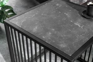 Odkládací stolek ARCHITECTURE 40 CM mramorový vzhled Nábytek | Doplňkový nábytek | Odkládací stolky