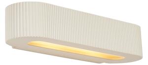 Skandinávská nástěnná lampa béžová UFO 2-světla - Plaster