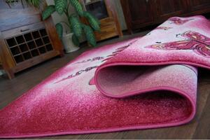 Dywany Lusczow Dětský koberec HAPPY FAIRY růžový