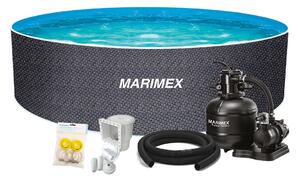 Marimex | Bazén Marimex Orlando 3,66x1,22 m s pískovou filtrací a příslušenstvím - motiv RATAN | 19900127