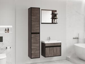 Koupelnový nábytek Garmuzo, Barva: wotan / wotan + bílý lesk, Sifon k umyvadlu: ne, Baterie: ne Mirjan24 5903211327803